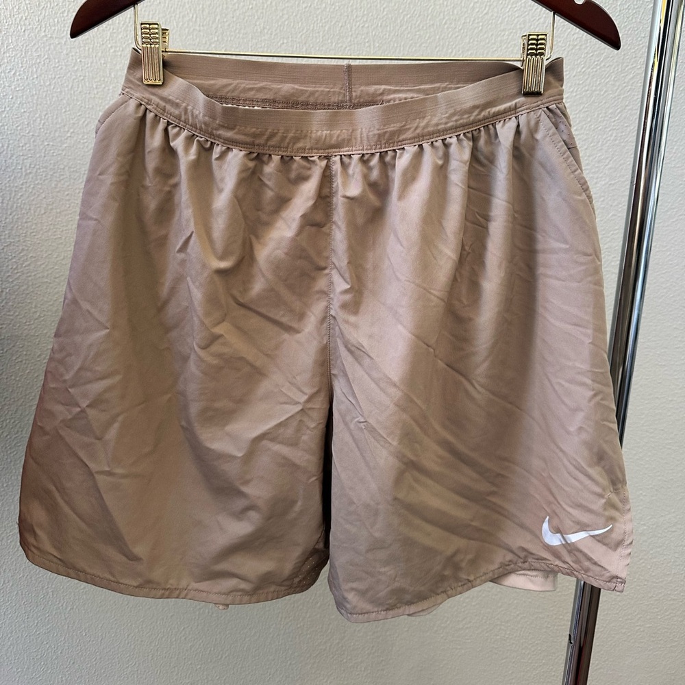 Nike Beige Running  Shorts